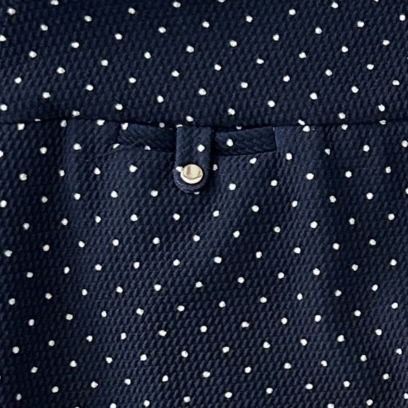 ATTYRE Women’s Skort Stretch PullOn Tennis Golf Pickleball PolkaDot Blue/Wht. 6P - Picture 3 of 9